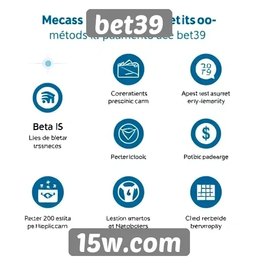 Métodos de pagamento aceitos no bet39